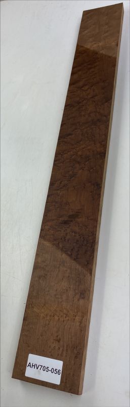 Neck Bird's Eye Maple, Choco roasted, 895x105x25mm,  Unique Piece #056